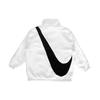 Nike Спортивная одежда Swoosh Big Logo Двусторонняя куртка из шерпа Женская куртка Белая CZ4064-100