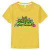 Детская футболка «My Singing Monsters» с мультяшным принтом, топы из 100% хлопка с короткими рукавами, одежда для мальчиков и девочек y2k, футболка с аниме, цельная детская одежда