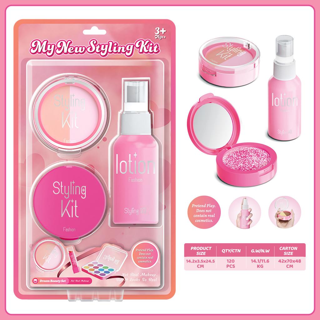 Girls Simulation Dressing Non-Smearing Makeup Children Cosplay Play House Toys Cosmetics Set