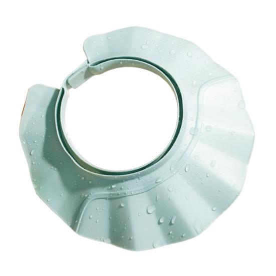 Adult Kids Shower Cap Shield Adjustable Bathing Head Hat Shampoo Visor Cap Soft Waterproof Hair Washing Shield for Head Ear Eye Protection