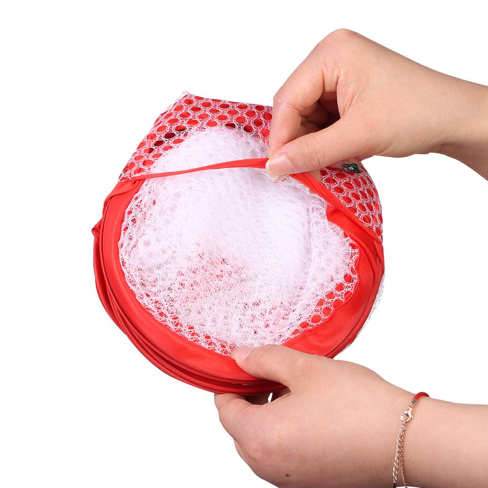 Washing Mesh Foldable Dirty Sorting Basket Laundry Basket Laundry Bag Kids Toys Sundries