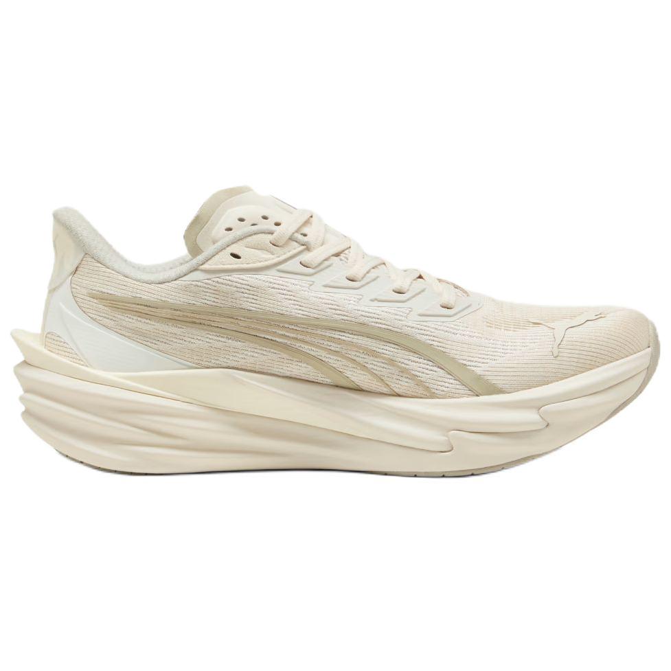 Puma Deviate Nitro 4 2E Удобные Дышащие Легкие Беговые Кроссовки Мужские Сникер Бежевый 312123-14