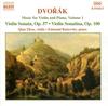CD DVOŘÁK, QIAN ZHOU, EDMUND BATTERSBY - Music For Violin And Piano, Volume  8554413 Naxos 2001 Europe ObiClassical Used