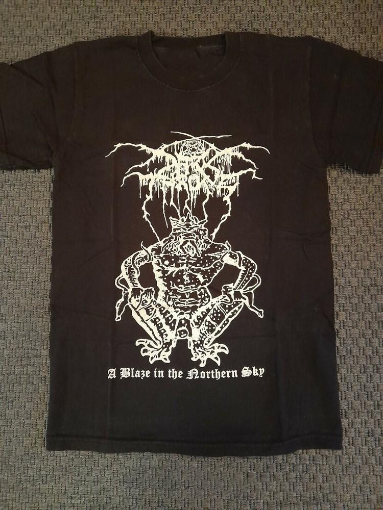 Редкая футболка DarkThrone Band A Blaze In The Northern Sky Черная S5XL CK006 Унисекс