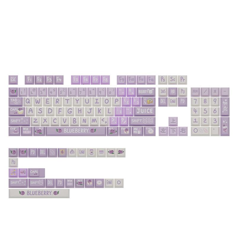 Колпачок для ключей из нектарина из ПБТ MOA/XDA/Cherry Profile, двойной колпачок для ключей, термосублимационная механическая клавиатура для индивидуальной настройки