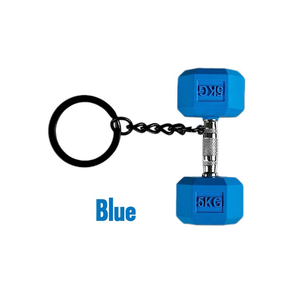 Набор мини-брелоков в виде гантелей с силиконовым фитнес-брелком, спортивная тематика, съемное кольцо, материал ПВХ - идеальный подарок для вечеринки и Рождества