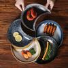 Japanese Style Ceramic Dinner Plate Salad Plate Dessert Plate Snack Plates Service Plates Restaurant Specialty Tableware