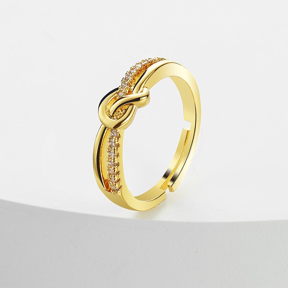 1999 Новая мода для девочек, кольцо для подруги, открытое кольцо, кольцо с гравировкой, кольцо с узлом, изысканные ювелирные изделия, комплект для пары, кольцо