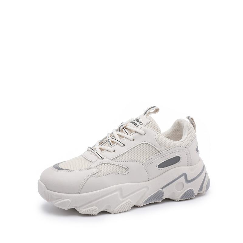 Весна и лето Новые Ins Tide Students Толстая подошва Универсальные повседневные спортивные туфли