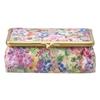 Премиальная косметичка с принтом Liberty с подарочной застежкой Большая Сделано из окрашенного розового зеркала, В коробке, Застежка, Вместимость, Устойчивая, Удобная для путешествий, Япония,