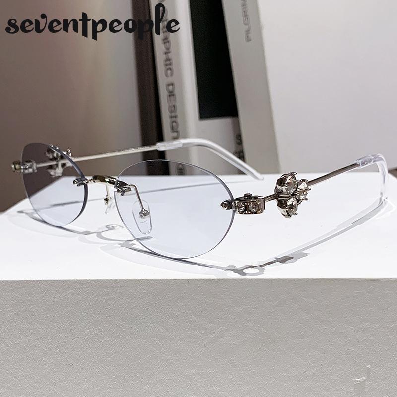 Маленькие солнцезащитные очки-многоугольники со стразами для женщин, модный бренд класса люкс, Y2K, панк, металлические солнцезащитные очки, ретро, очки по рецепту
