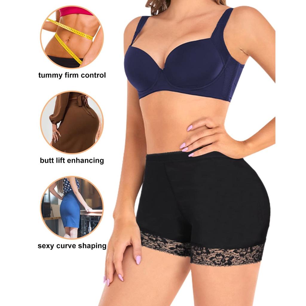 Женские кружевные трусики с подкладкой для ягодиц, бесшовные трусики для коррекции бедер, кружевное нижнее белье для мальчиков с контролем живота