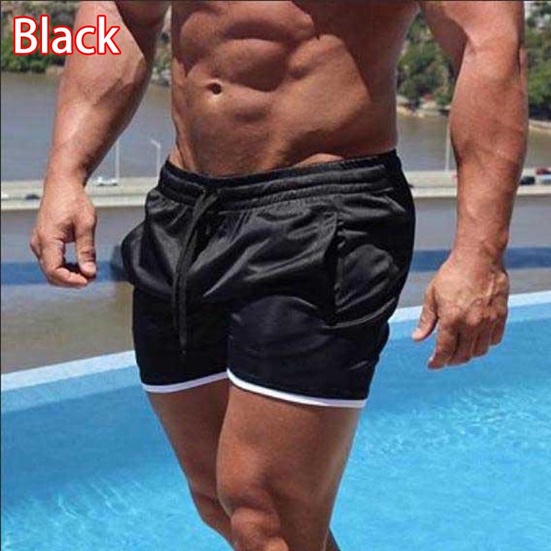 Мужские быстросохнущие шорты Шорты для фитнеса Пляжные шорты для бега Спортивные шорты Боксеры