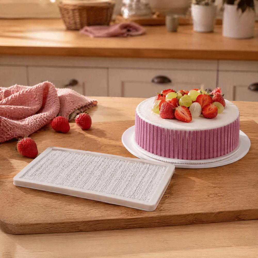 Flexible Non-Stick Texture Decorating Mold Sugar Craft Mold Cupcake Chocolate Candy Decorating