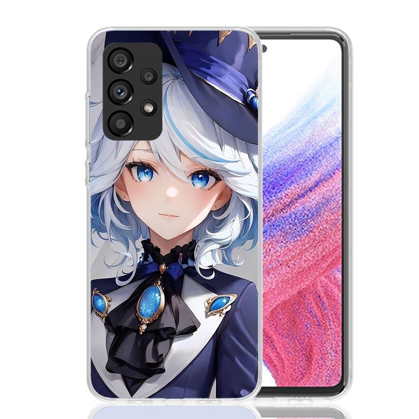 Genshin Impact Furina Phone Case for Samsung Galaxy A17 A16 A15 A14 A13 A57 A56 A55 A54 A53 A37 A36 A35 A34 A33 A26 A25 A24 A23