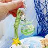 Sea Turtle Seahorse Devil Fishes Fish Tank Keychain With 3d Design Pendant For Kids And Collectors