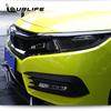 Наклейка на переднюю фару автомобиля для Honda Civic 10th Fc1 2016 на защитную пленку для фар TPU Smoked Black