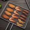 Portable Grill Basket BBQ Grill Basket Rolling Grilling Basket Stainless Steel Grill Mesh Useful Barbeque Grill Accessories