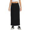 Sportswear Tech Fleece Simple Comfortable Versatile Slim Fit Casual Long Skirt Women Skirts Black HJ0919-010
