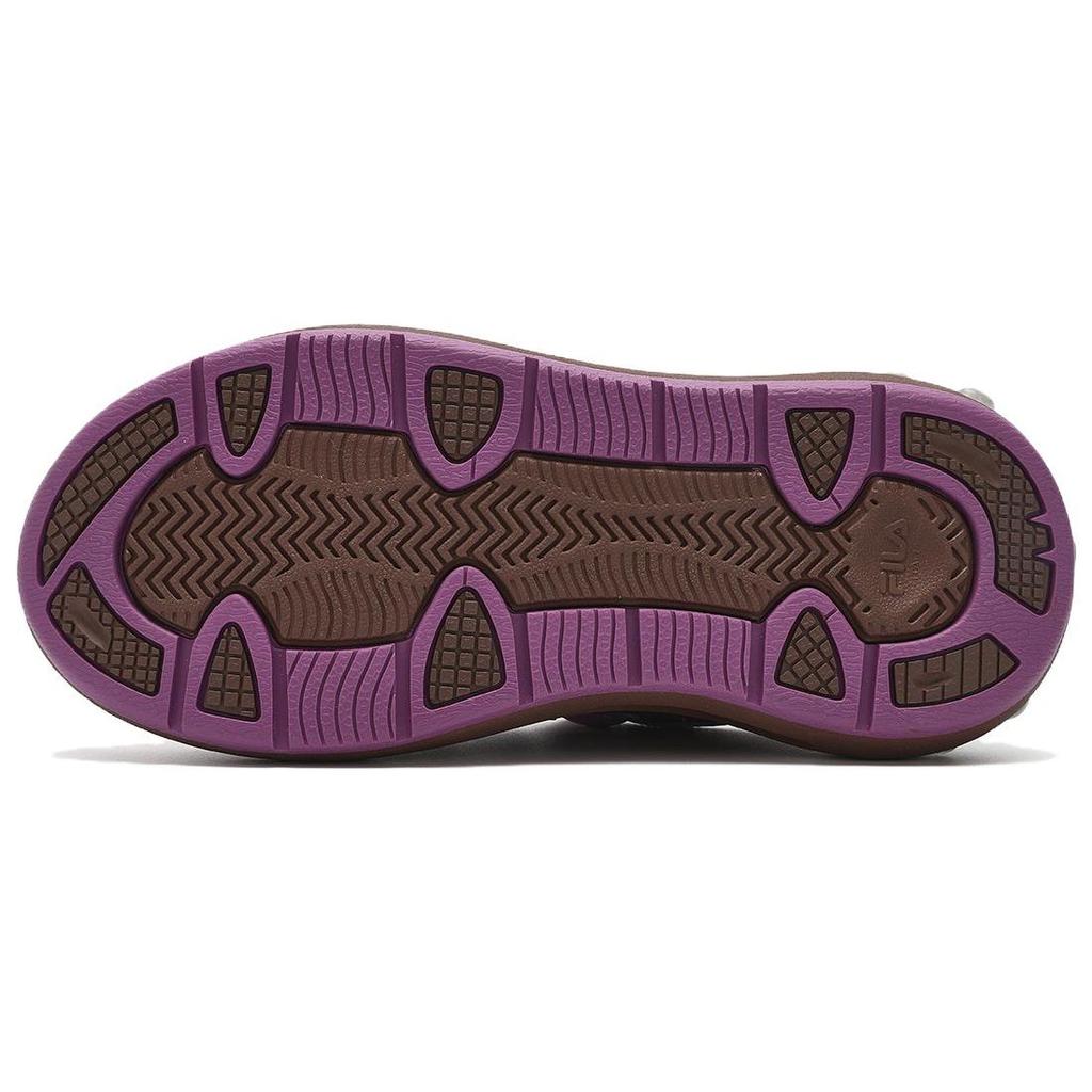 Fila Морковь 1 Повседневные Удобные Амортизирующие Износостойкие Низкие Кеды для Скейтборда Женские кроссовки Фиолетово-Коричневые F12W411201FPA