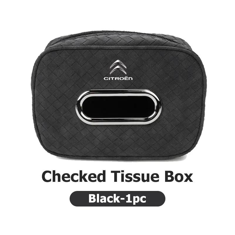 Car Tissue Box Center Console Armrest Backseat With Fix Strap For Citroen Grand Berlingo Jumper Celysee Xsara Picasso Aircross aik256