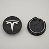 ANC1 4pcs 56mm Black Silver Car Wheel Center Caps Rims Hub Cover Logo For Tesla Model 3 Y X S Hubcaps Auto Accessories