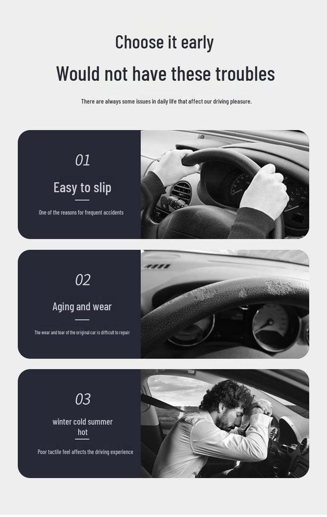 Wuling Carbon Fiber Steering Wheel Cover: Anti-Slip, Sweat-Absorbing for Hongguang, Rongguang, Zhi Guang, Kaijie Vans