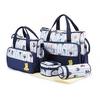 Mommy Bag Five Piece Set Multi Functional Large Capacity Single Shoulder Oblique Straddle Bag Mommy Bag Urinary Cloth Bag
