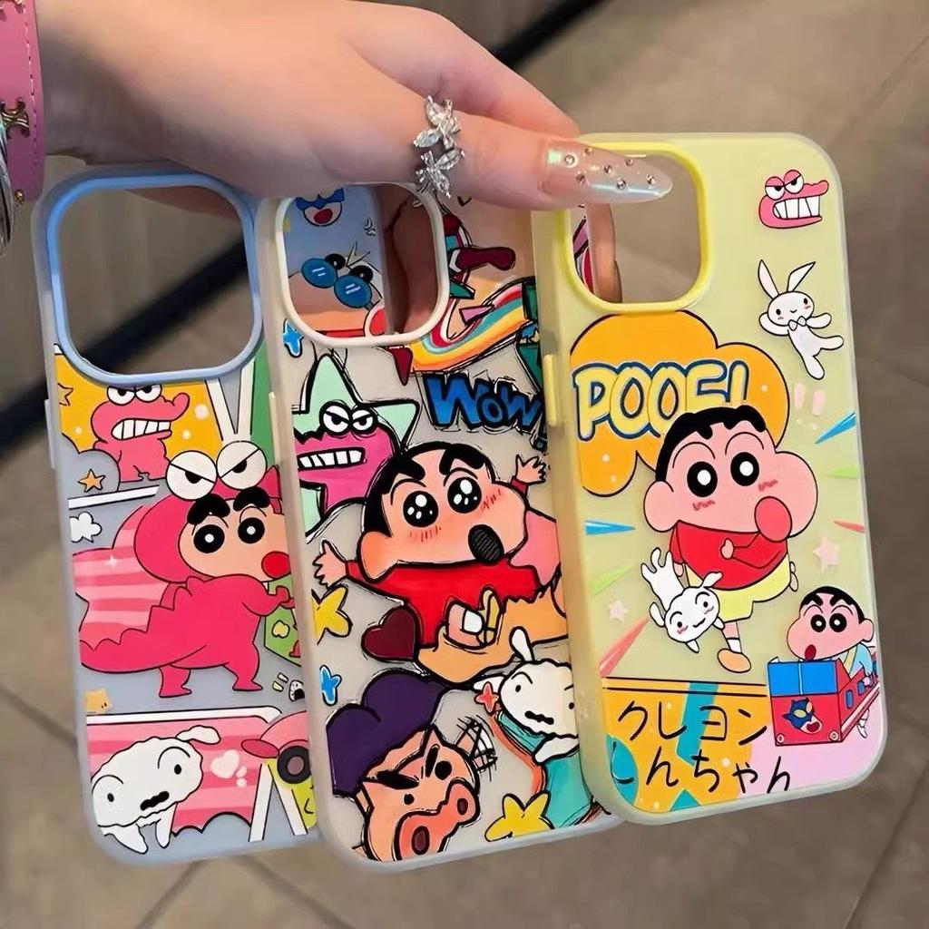 Graffiti Crayon Xiaoxin Suitable for iPhone16/17promax Mobile Phone Case Apple 14 Skin Skin Scrub 13/15 Set