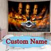 [Custom Name Tapestry]Con Air Escape Skies Tapestry Wall Hanging Tapestry for Game Room Study Room Bar Hotel Decor
