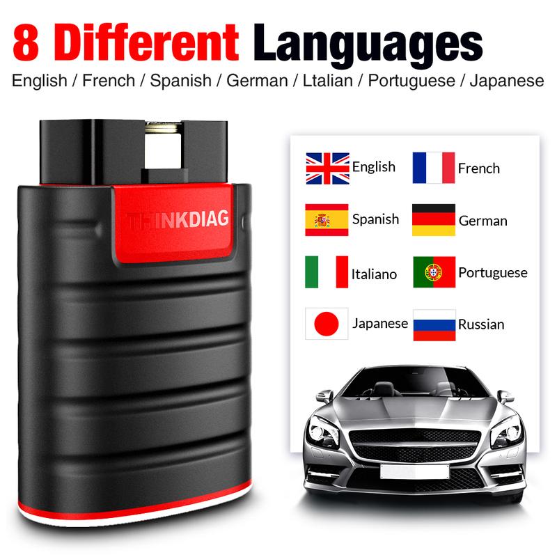 Thinkdiag Горячая версия OBD2 Автомобильные диагностические инструменты С полной системой 16 сбросов 1 год бесплатно OBD2 Сканер PK X431 iDiag Easydiag 3.0