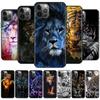 Lion Alpha Male Tiger For Apple iPhone 11 12 Pro Max SE 2020 7 8 Plus XR Soft Phone Case X XS 6 6S 5 5S Silicone Back Cover Capa