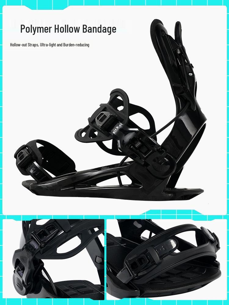 Unisex Adult Snowboard & Ski Boot Bindings for Freestyle & Carving