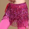 Costume Sequins Fringes Hip Scarf Belt Waist Skirt