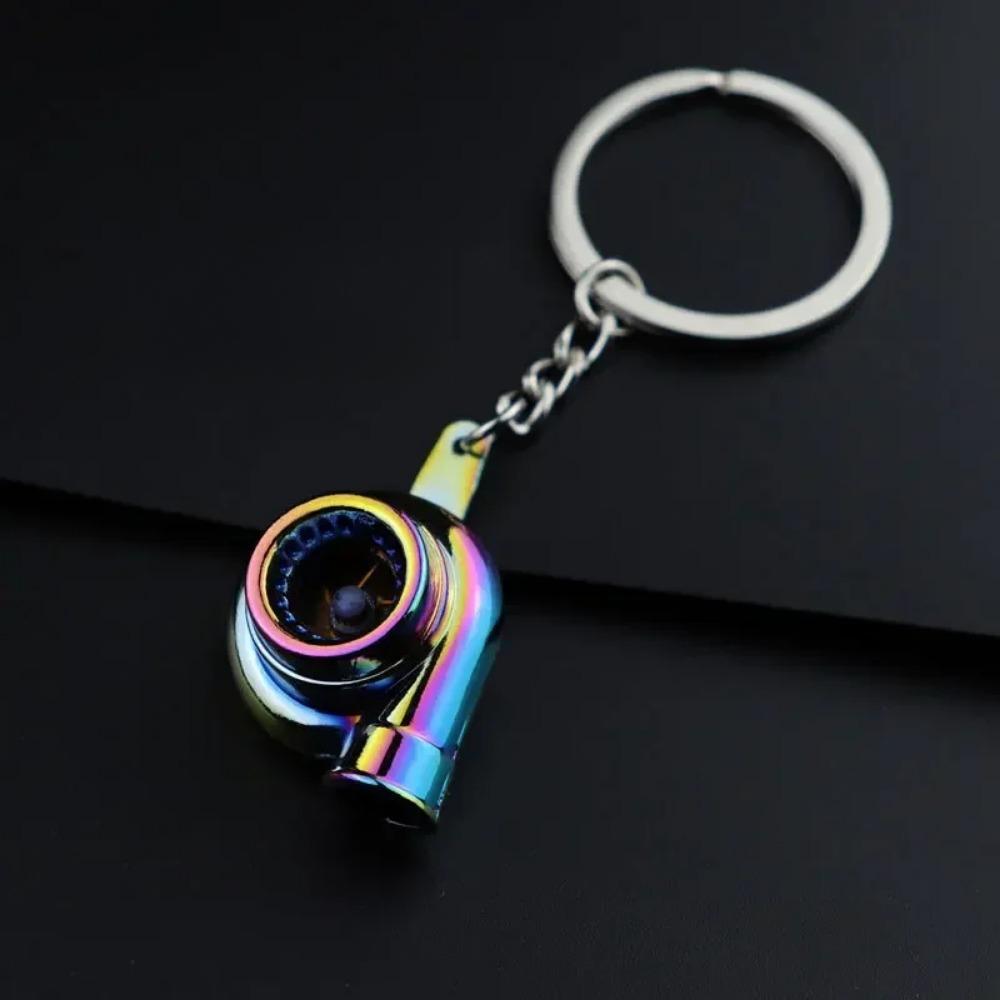 Креативные металлические автомобильные аксессуары брелок цинковый сплав турбо коробка передач ступица тормозной диск подвеска брелок для мужчин папы подарок на день рождения