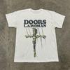 Редкое The Doors L.A. Женская футболка, Белая хлопковая футболка унисекс, Размеры S-5XL Футболка унисекс