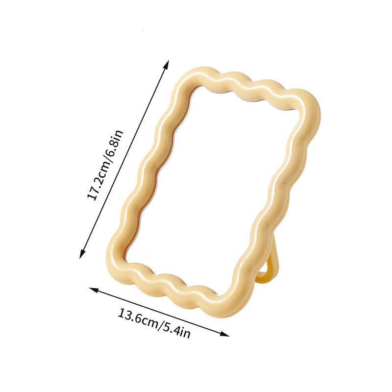 Необычное декоративное зеркало волнистой формы, зеркало для макияжа, зеркало для спальни, общежития, косметическое, эстетичное зеркало, espejos decorativos