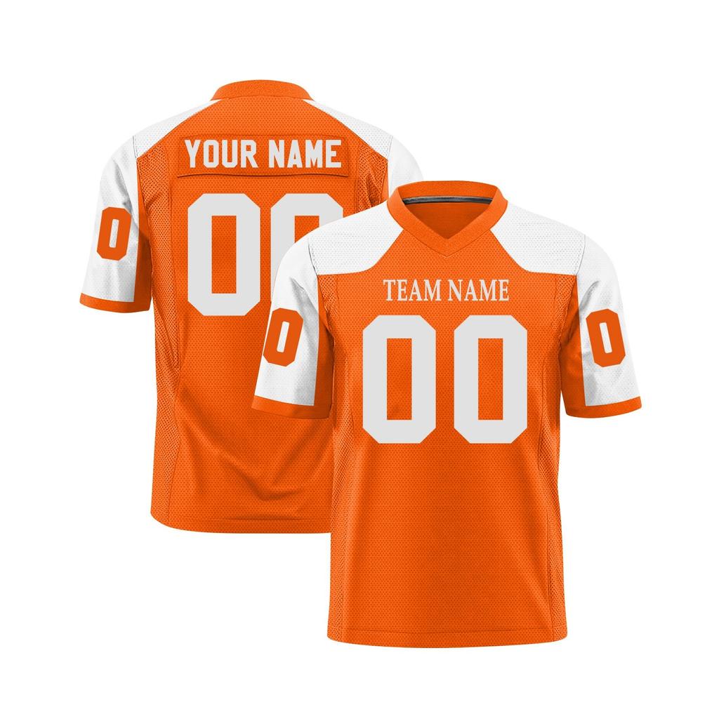 Custom Football Jerseys Personalized Printed Team Name & Number Sports Uniform For Men Women Youth