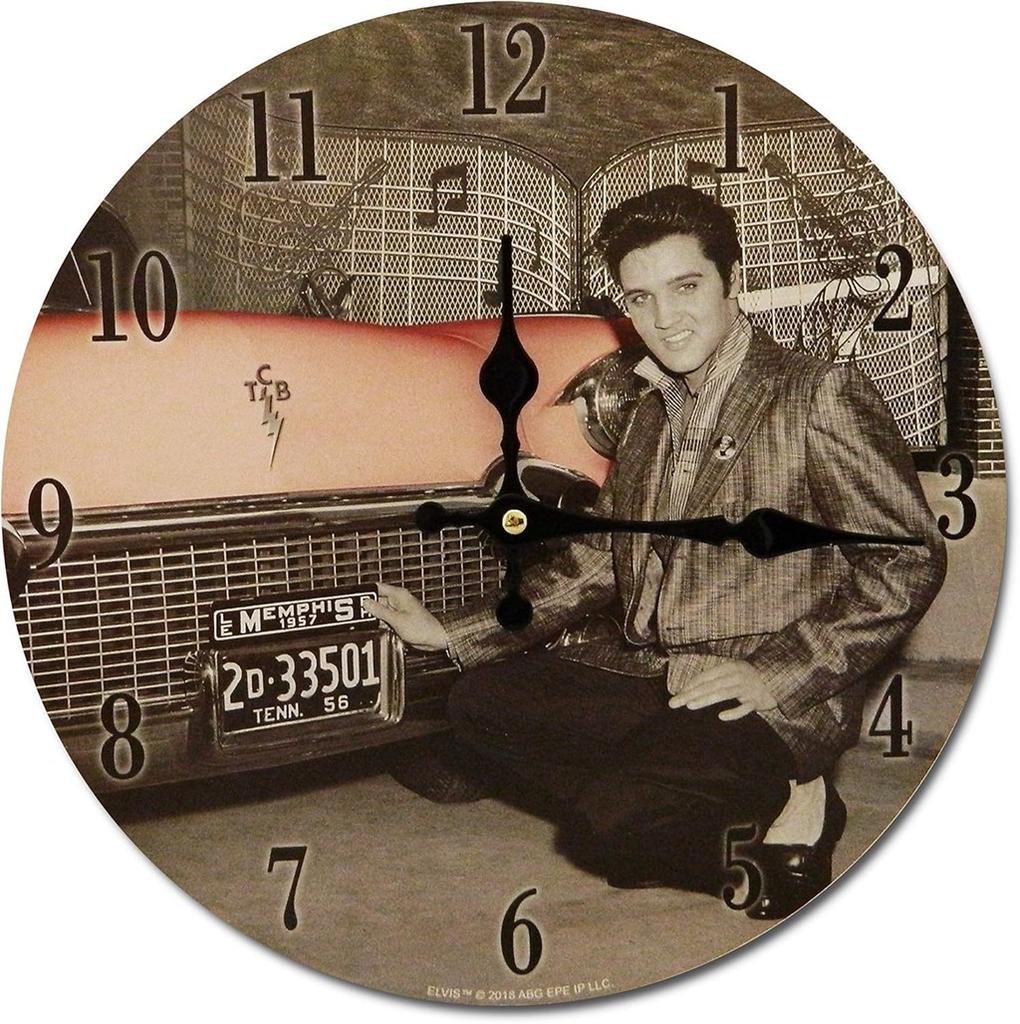 Minimally Retro Patterned Wall Clock For Home And Decor Bedroom