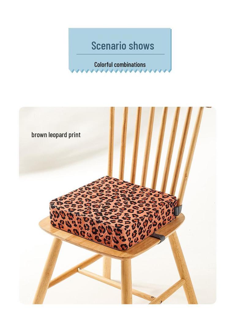 Waterproof Portable Child Booster Seat Cushion for Dining Chairs