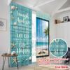2 шт. 2D плоская печать Шторы для окон Смеяться Извиняться Отпустить Жизнь Счастливый 100% полиэстер Ткань Без электричества Праздничная Стена