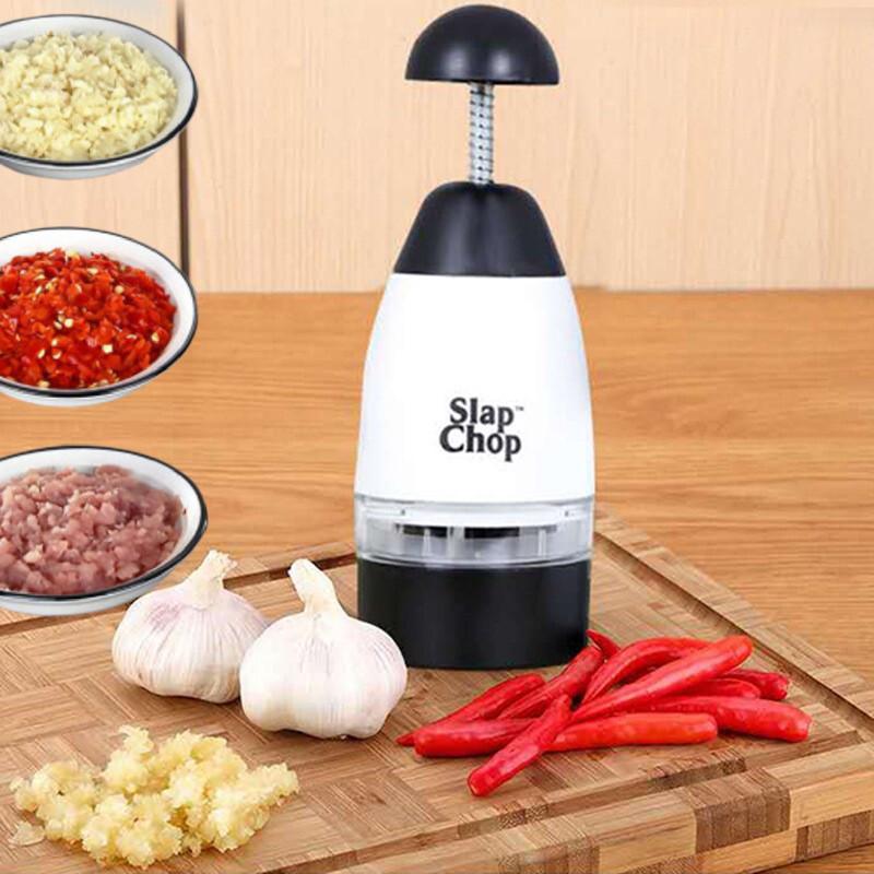 Multi-functional Slap Chop Onion Chopper And Garlic Peeler With Ergonomic Design