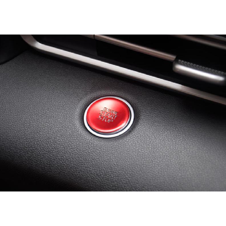 For Hyundai Elantra Red Engine Start Stop Switch Button Covers Trim