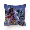 Stylish And Unique Christmas Snowman Pillow Case Perfect For Holiday Home Decor