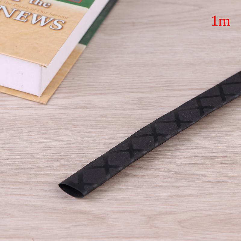 Нескользящая термоусадочная трубка 1 м, водонепроницаемая обертка для рыбалки, чехол для удочки и ракетки