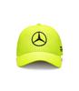 Casquette Enfant - Mercedes-AMG - Lewis Hamilton - Jaune Fluo - Polyester - Sportswear