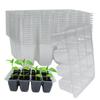 Plastic Flower Pots Plant Seedling Tray Succulent Flower Pot Garden Nursery Flower Pot Kit Insert Propagation Seeding Case