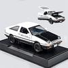Mzexoma Initial D Toyota Trueno AE86 Alloy Diecast Car Model Sports Car Toy for Kids and Toy Car Type Adults, Pull-Back (Black A)