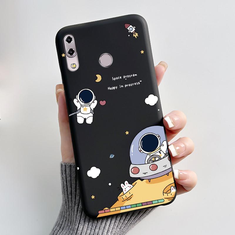 Чехол для Asus ZenFone 5 5z ZS620KL ZE620KL Capa Coque Милый Мультяшный Рисунок Чехол Защитный Чехол Мягкий Силикон Черный Корпус