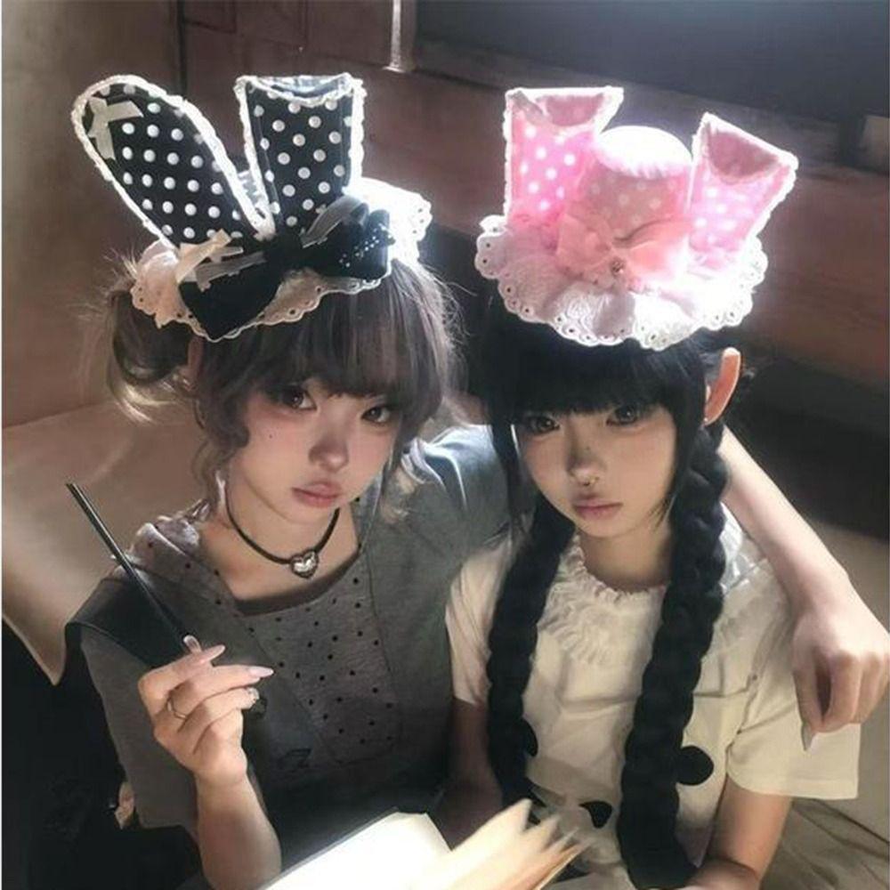 Breathable Fabric Anime Bows Hair Clip Nonslip Design Sweet Barrettes  Birthday